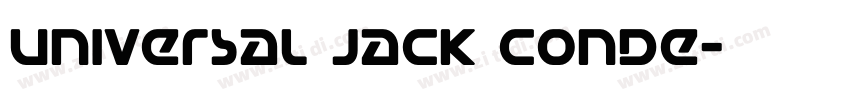 Universal Jack Conde字体转换
